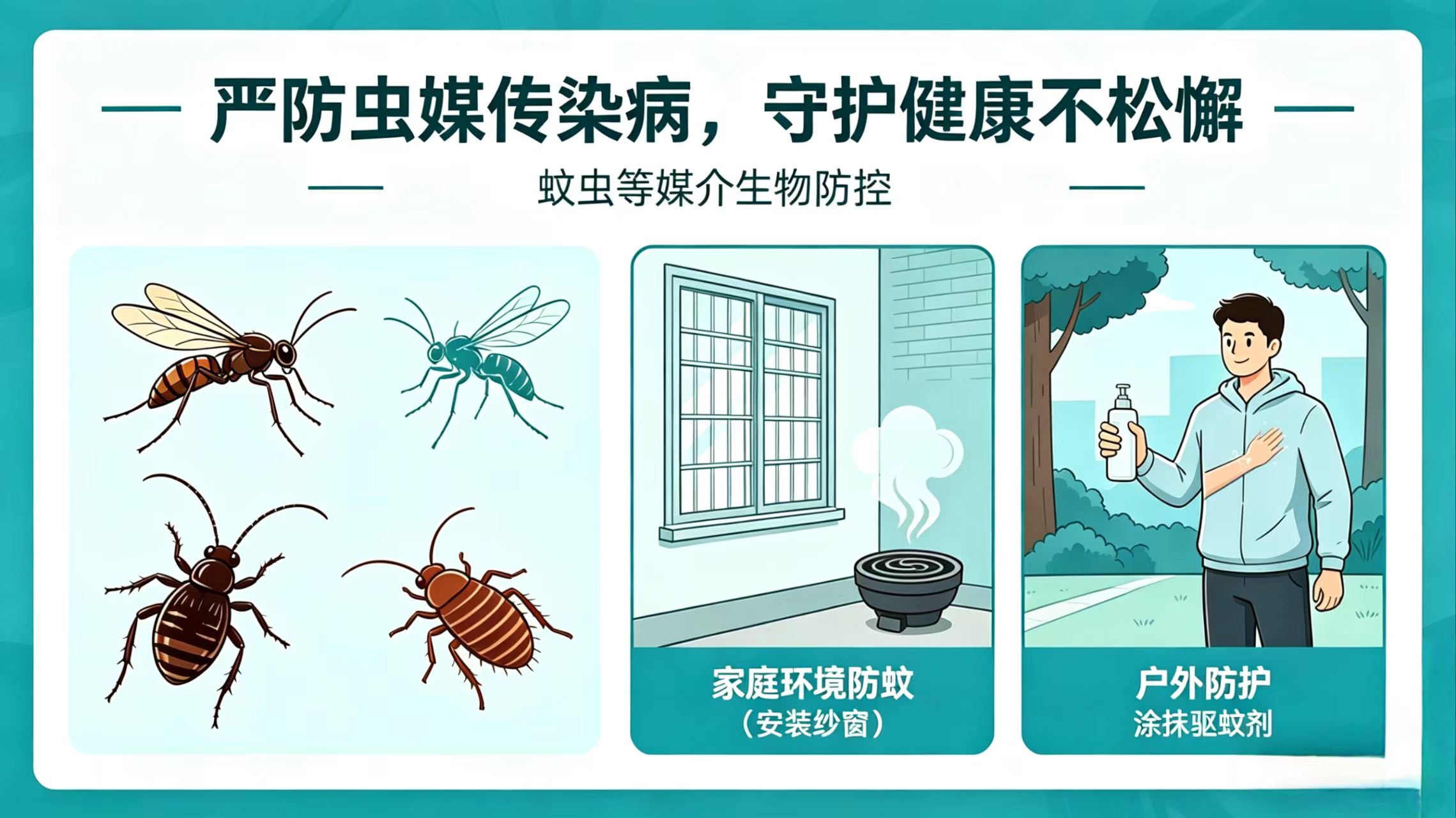 远离虫媒疾病 安然度过盛夏